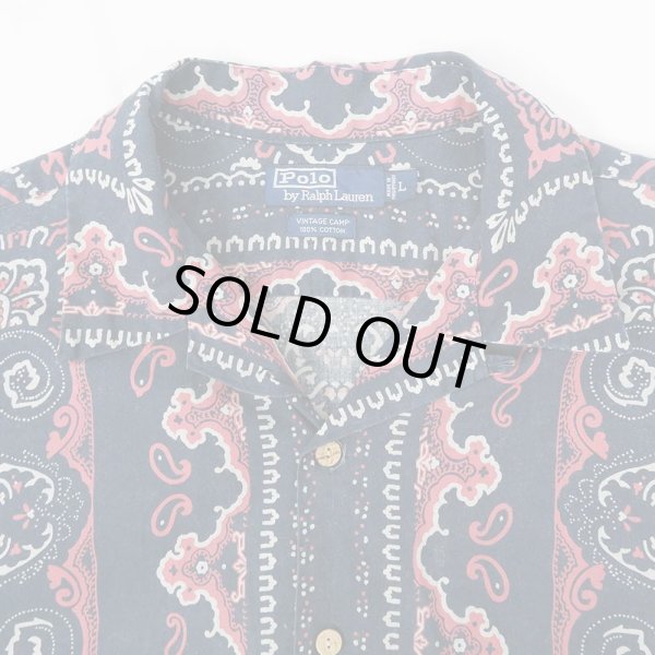 画像4: 90's Polo Ralph Lauren オープンカラーシャツ “VINTAGE CAMP” (4)
