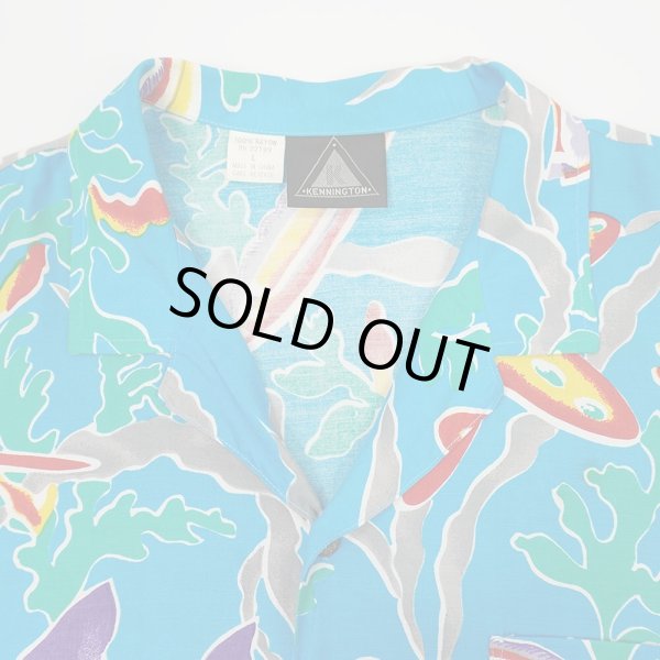 画像3: 90's KENNINGTON レーヨンハワイアンシャツ (3)