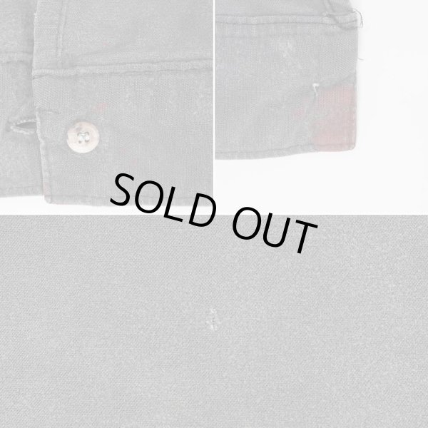 画像5: 80's FIVE BROTHER シャモアクロス ワークシャツ "FADE BLACK / MADE IN USA" (5)