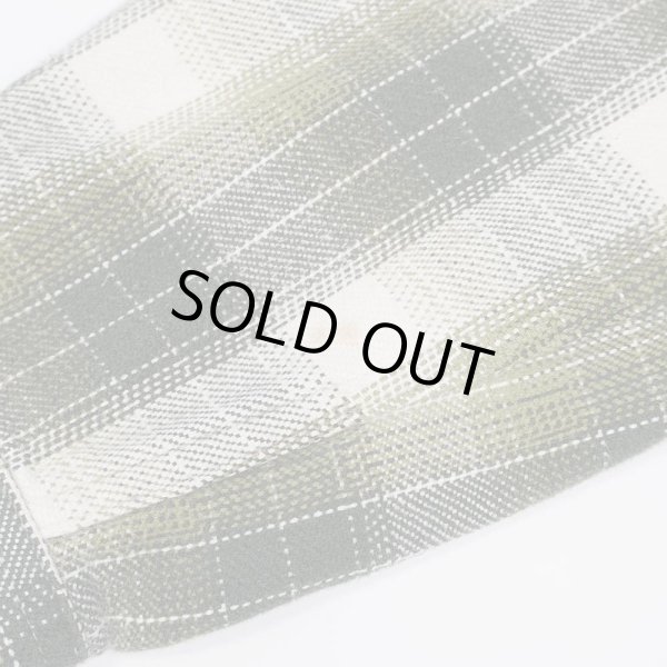 画像5: 90's ST JOHN'S BAY オンブレチェック柄 ヘビーネルシャツ "OLIVE Plaid" (5)