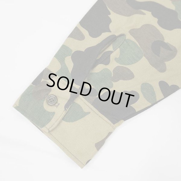 画像4: 80's FIVE BROTHER ダックハンターカモ柄 シャモアクロス ワークシャツ "MADE IN USA" (4)