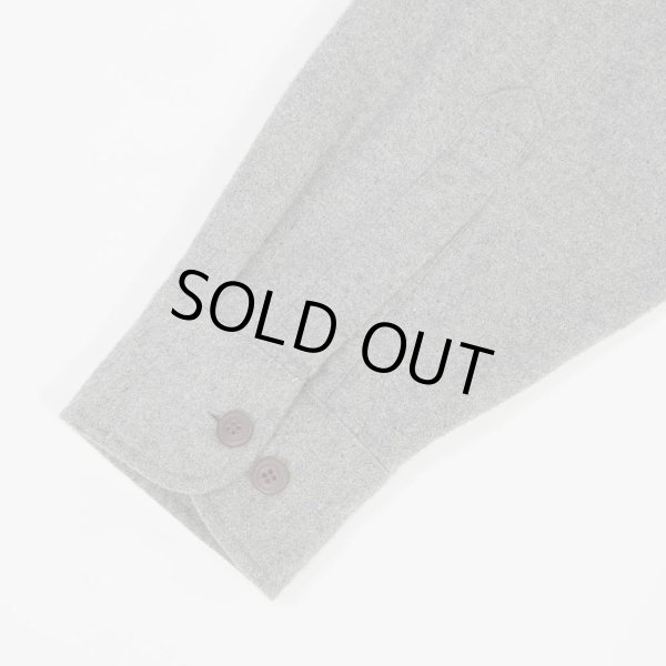 画像4: 90-00's ST. JOHN'S BAY シャモアクロス ワークシャツ "GRAY" (4)