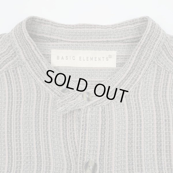 画像3: 90's BASIC ELEMENTS バンドカラーシャツ (3)