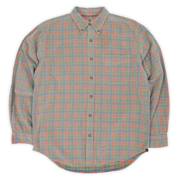 画像1: 90's THE TERRITORY AHEAD コーデュロイ ボタンダウンシャツ (1)