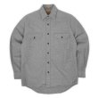 画像1: Late 90's ST JOHN'S BAY シャモアクロス ワークシャツ "GRAY" (1)