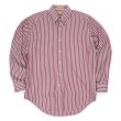 画像1: 90's L.L.Bean マルチストライプ柄 ボタンダウンシャツ "DEADSTOCK" (1)