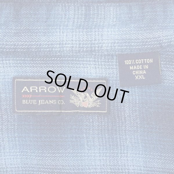 画像2: 00's ARROW フランネル ボタンダウンシャツ "Ombre Plaid" (2)