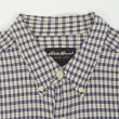 画像3: 00's Eddie Bauer S/S ボタンダウンシャツ "Navy Plaid" (3)