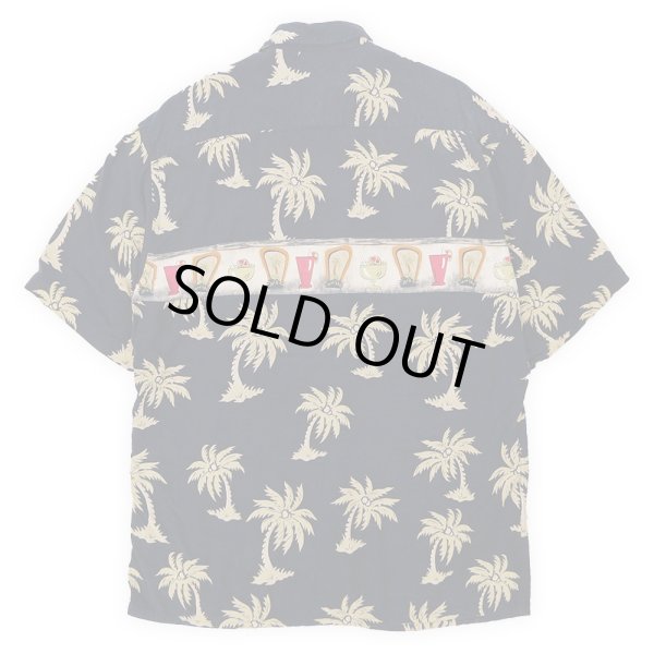 画像2: 90's Croft & Barrow 総柄 S/S レーヨンシャツ (2)