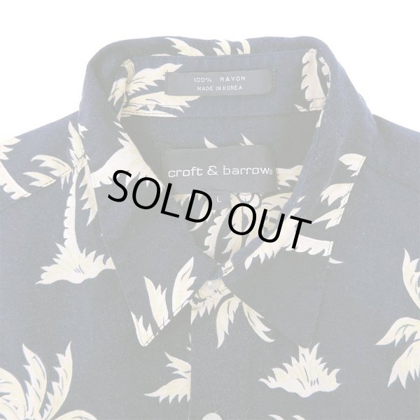 画像3: 90's Croft & Barrow 総柄 S/S レーヨンシャツ (3)