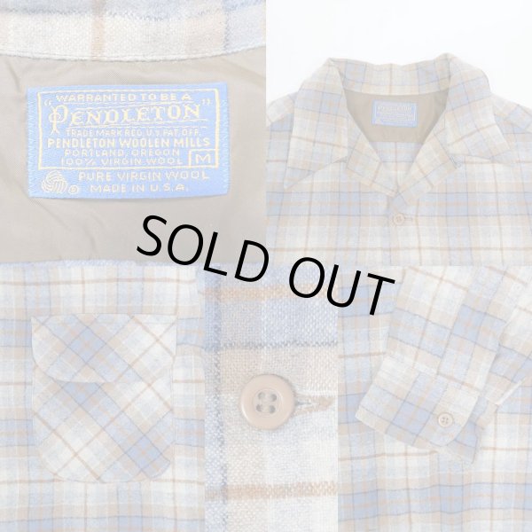 画像3: 70's Pendleton ウールシャツ "GRAY BASE / MADE IN USA" (3)