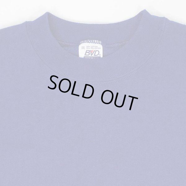 画像3: 90's BVD ブランクスウェット "MADE IN USA / NAVY / DEADSTOCK" (3)