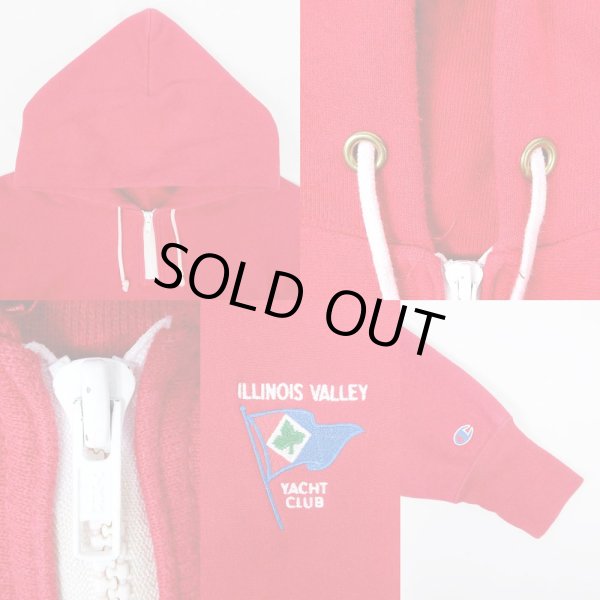 画像4: 80's Champion ハーフジップ リバースウィーブ パーカー "MADE IN USA" (4)