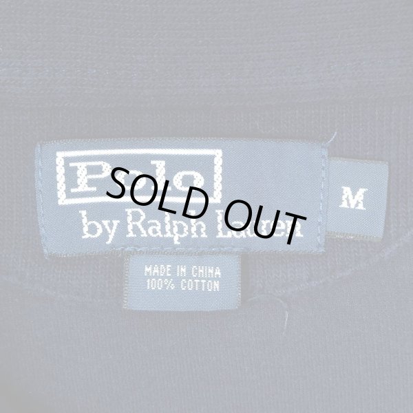 画像2: 90-00's Polo Ralph Lauren コットンニット ラガーシャツ (2)