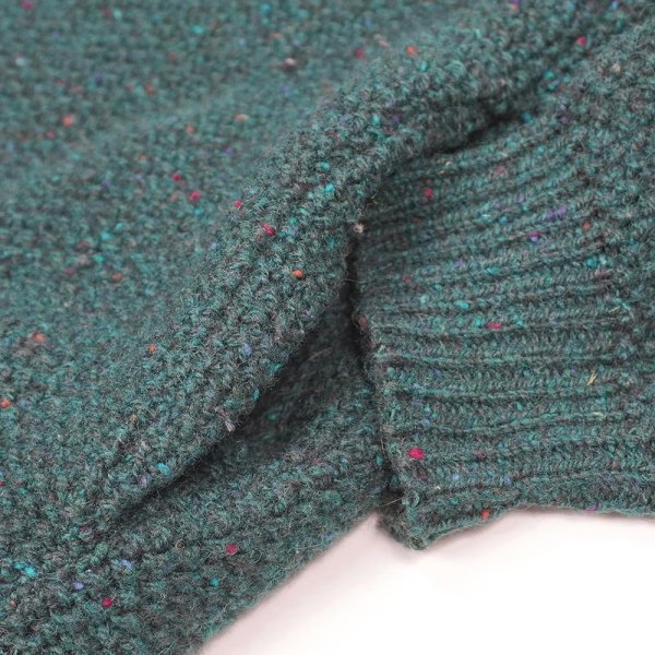 画像4: 90's ALPS ハーフジップ ウールニット "MADE IN USA" (4)