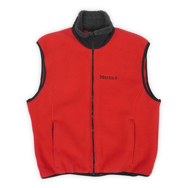 画像1: 90's MARMOT フリースベスト "MADE IN USA" (1)