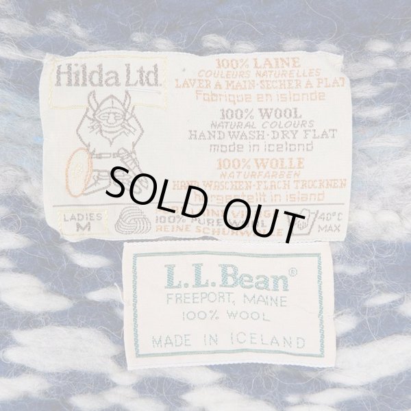 画像2: 80's L.L.Bean × Hilda Ltd ノルディック柄 ウールニット (2)