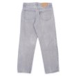 画像2: 90's Levi's 501 カラーデニムパンツ “GRAY / W34 L30” (2)