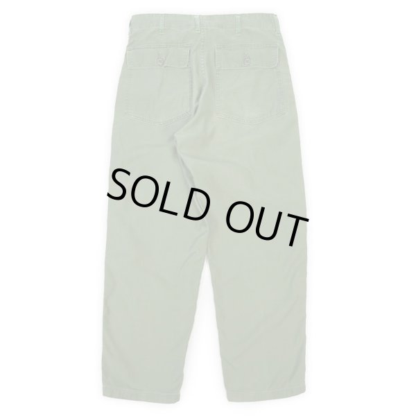 画像2: 70's US.ARMY コットンサテン ベイカーパンツ "W32 L31" (2)