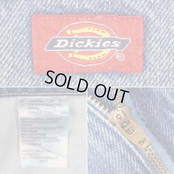 画像3: 00's Dickies ダブルニー デニムペインターパンツ (3)