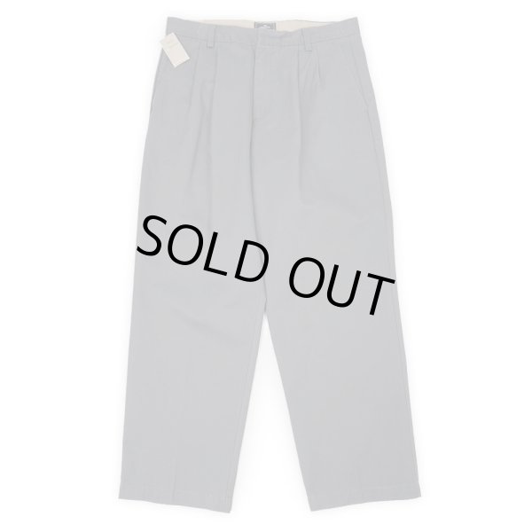 画像2: 00's DOCKERS 2タック チノトラウザー "DEADSTOCK / W33 L30 / GRAY" (2)