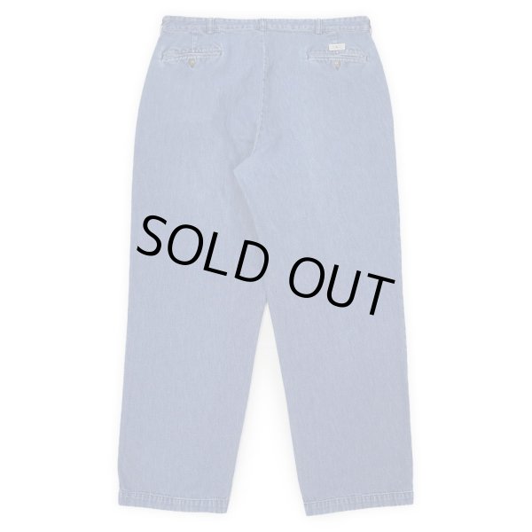 画像2: 90's Polo Ralph Lauren 2タック デニムトラウザー "ANDREW PANT" (2)