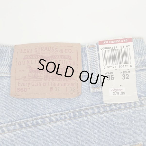 画像3: Early 00's Levi's 560 デニムパンツ “DEADSTOCK / W36 L32” (3)