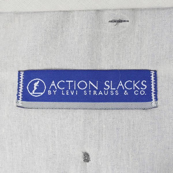 画像3: 00's Levi's アクションスラックス "Heather Gray / W38 L30" (3)
