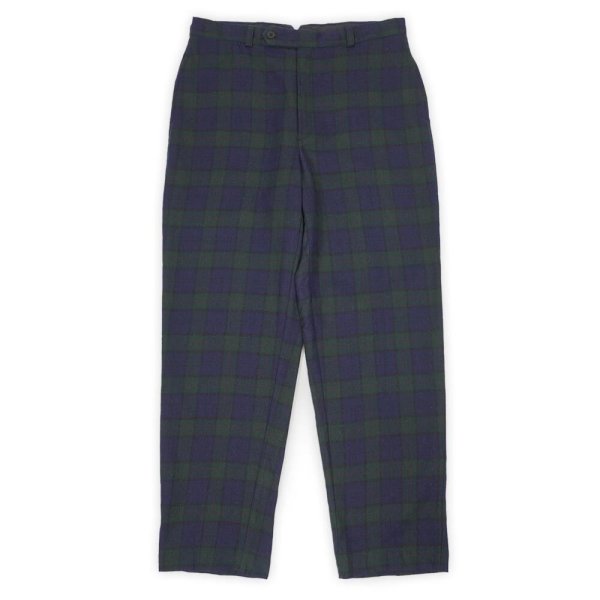 画像1: 90's J.CREW ノータック ウールトラウザー (1)