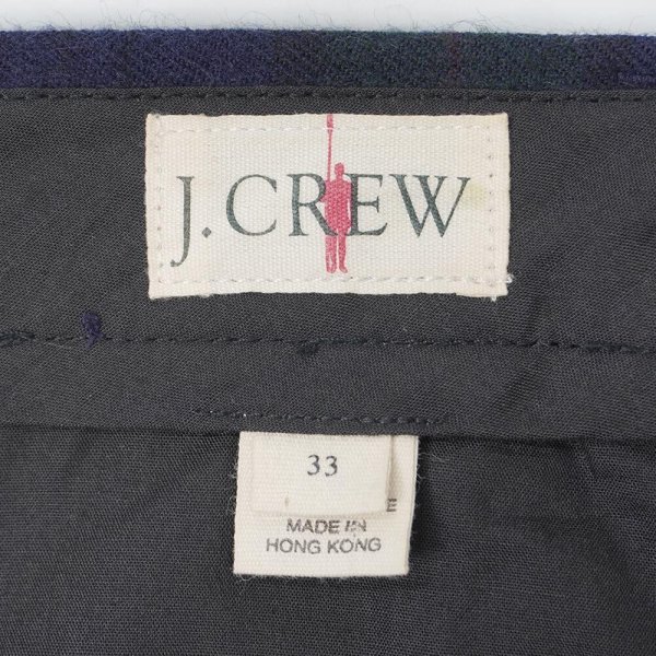 画像3: 90's J.CREW ノータック ウールトラウザー (3)