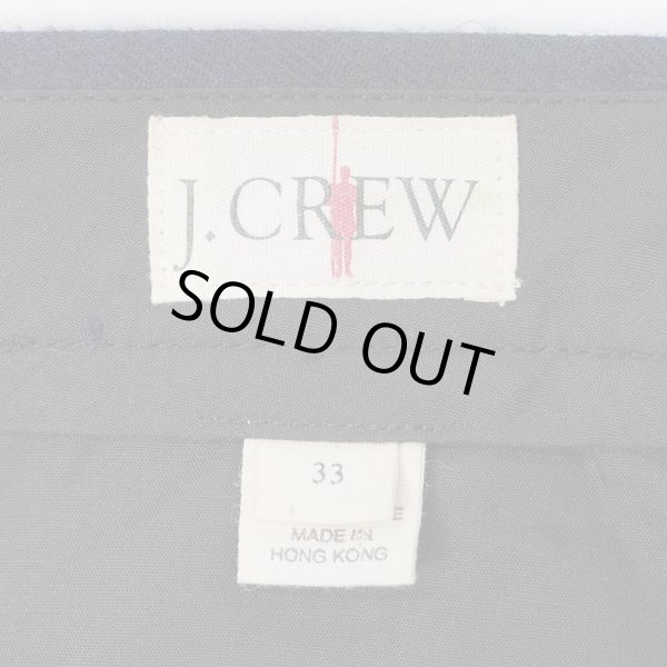 画像3: 90's J.CREW ノータック ウールトラウザー (3)
