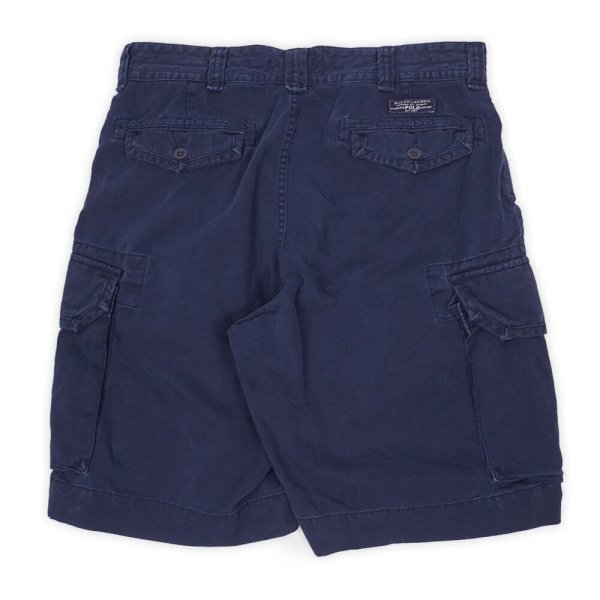 画像2: 00's Polo Ralph Lauren 6ポケット カーゴショーツ "NAVY / W34" (2)