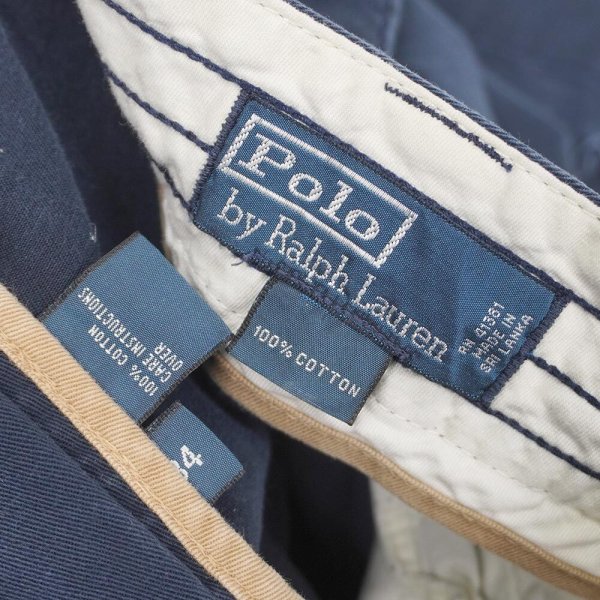 画像4: 00's Polo Ralph Lauren 6ポケット カーゴショーツ "NAVY / W34" (4)