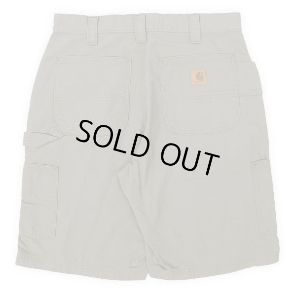 画像2: 00's Carhartt ライトダック ペインターショーツ “W33” (2)