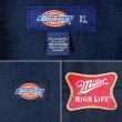 画像3: 00's Dickies ワークジャケット "企業ロゴ刺繍 / Miller HIGH LIFE" (3)