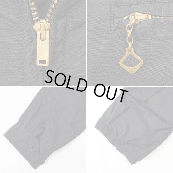 画像4: 50's SLALOM SKI WEAR ナイロンフーディージャケット “BLACK” (4)