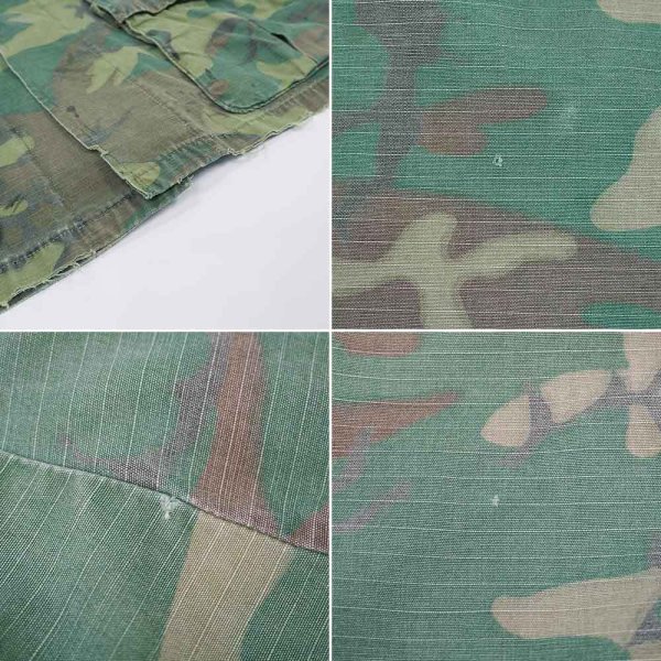 画像5: 60's US.ARMY ERDL ジャングルファティーグジャケット "グリーンリーフカモ" (5)