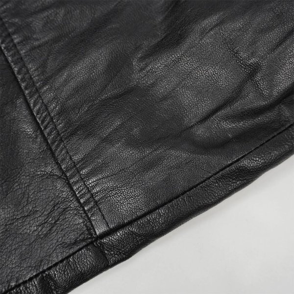 画像3: 00's MISSISSAUGA SENATORS レザースタジャン "BLACK" (3)