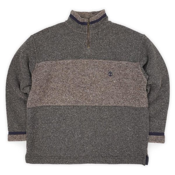 画像1: 90's Timberland ウールツイード プルオーバージャケット (1)