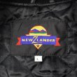 画像2: 90-00's NEW ZLANDER レザー切り替え スタジャン "DEADSTOCK / ALL BLACK" (2)