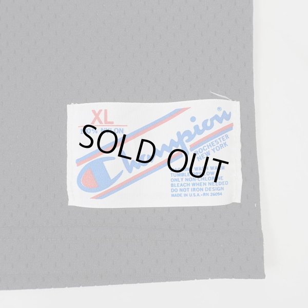 画像3: 80's Champion S/S Vネック フットボールTシャツ “BLACK / DEADSTOCK” (3)