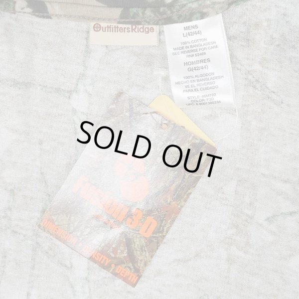 画像2: 00's Outfitters Ridge リアルツリーカモ柄 L/S ポケットTシャツ "DEADSTOCK" (2)