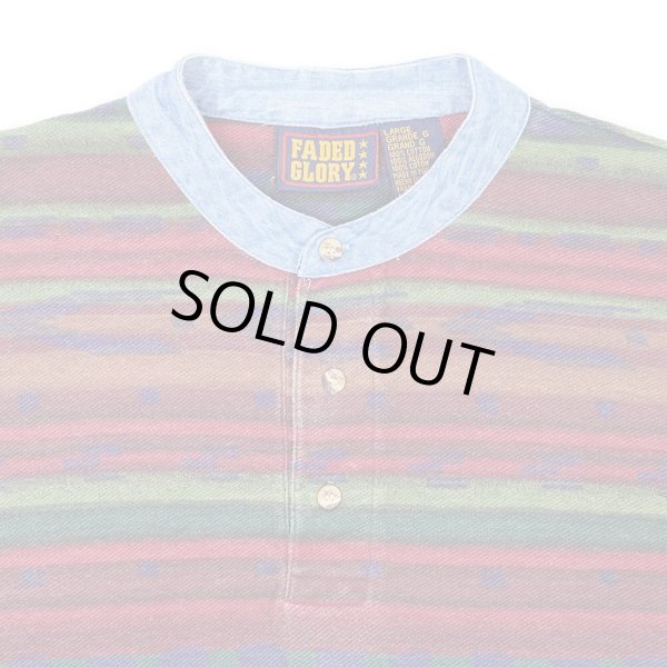 画像3: 90's FADED GLORY S/S ヘンリーネックカットソー (3)