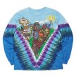画像1: 00's Greateful Dead タイダイ染め L/S プリントTシャツ "Liquid Blue body" (1)