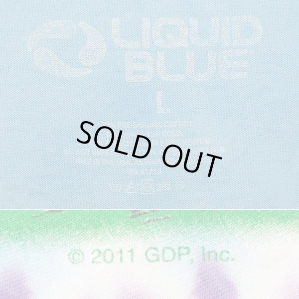 画像3: 00's Greateful Dead タイダイ染め L/S プリントTシャツ "Liquid Blue body" (3)