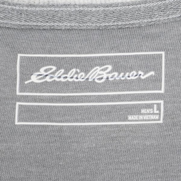 画像2: Eddie Bauer 前V サーマルカットソー "DEADSTOCK / LIGHT GRAY" (2)