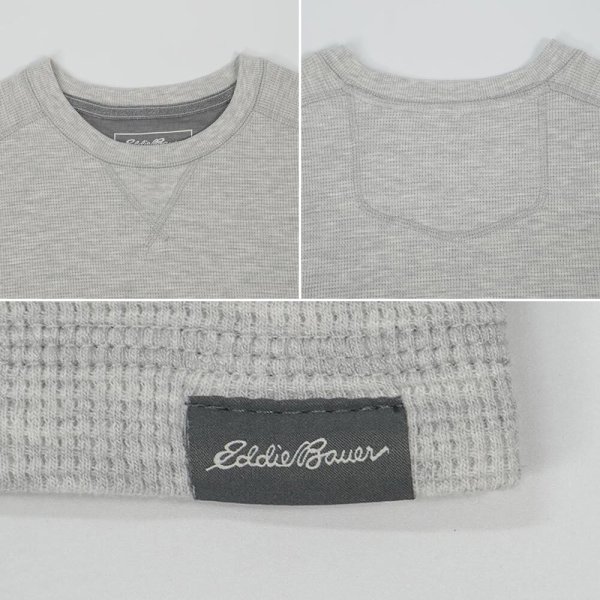画像4: Eddie Bauer 前V サーマルカットソー "DEADSTOCK / LIGHT GRAY" (4)