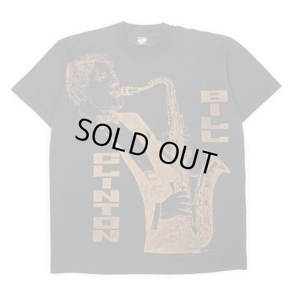 画像1: 90's BILL CLINTON プリントTシャツ "MADE IN USA" (1)