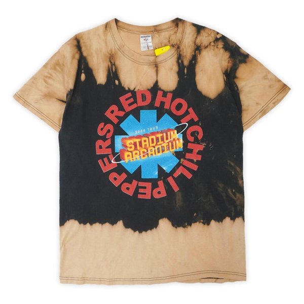 画像1: 00's RED HOT CHILIPEPPERS ツアーTシャツ "STADIUM ARCADIUM / Bleach Custom" (1)