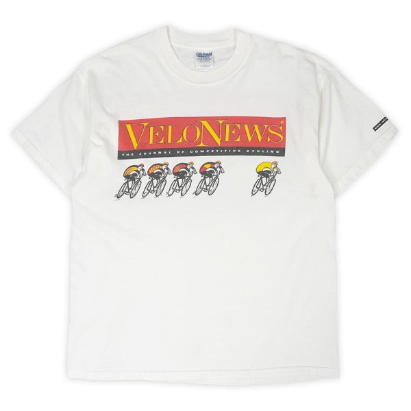 画像1: Early 00's VeloNews 両面プリントTシャツ (1)